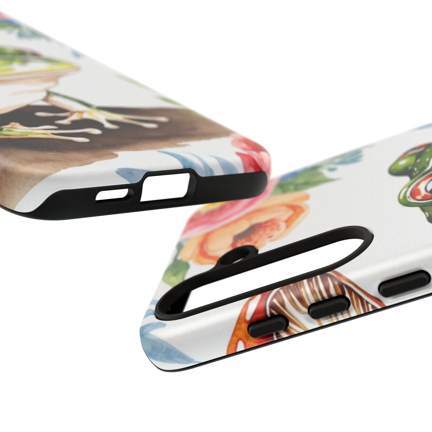Watercolor Frog & Wildflower Art - Samsung Galaxy Case - BOGO Cases