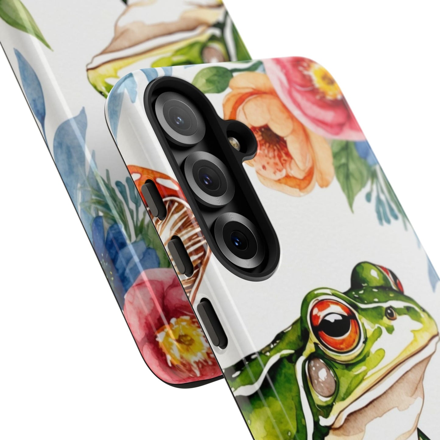 Watercolor Frog & Wildflower Art - Samsung Galaxy Case - BOGO Cases