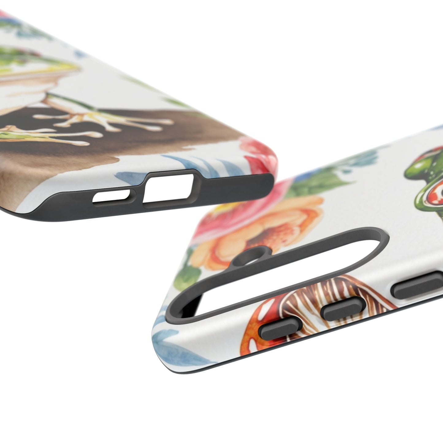 Watercolor Frog & Wildflower Art - Samsung Galaxy Case - BOGO Cases