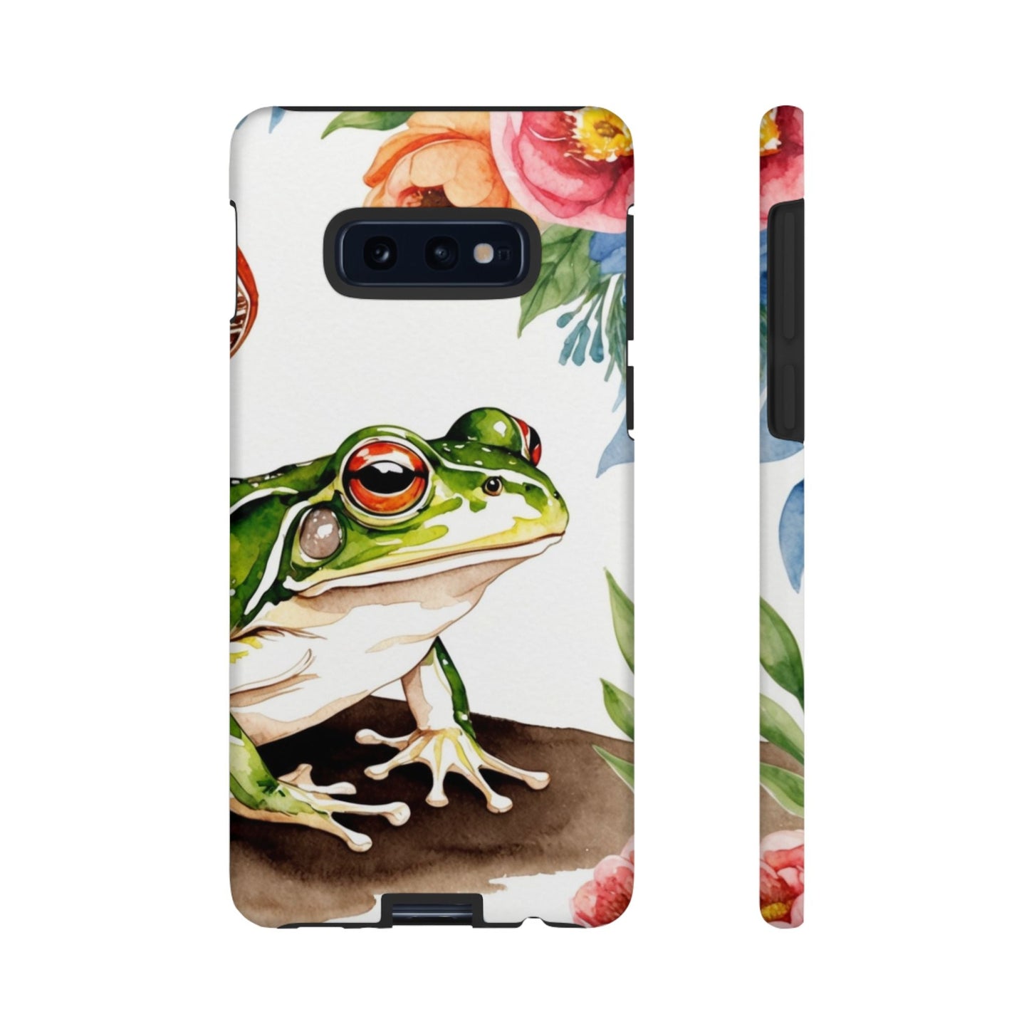 Watercolor Frog & Wildflower Art - Samsung Galaxy Case - BOGO Cases