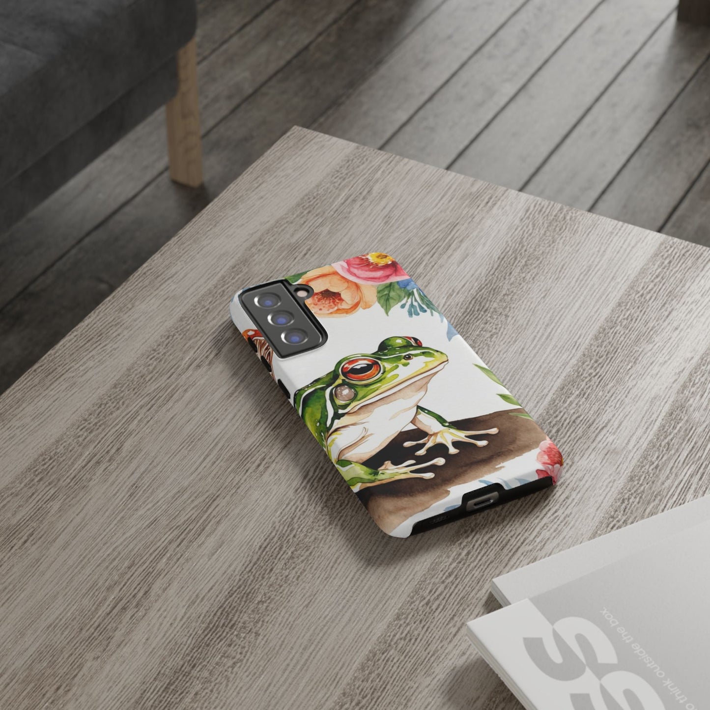 Watercolor Frog & Wildflower Art - Samsung Galaxy Case - BOGO Cases