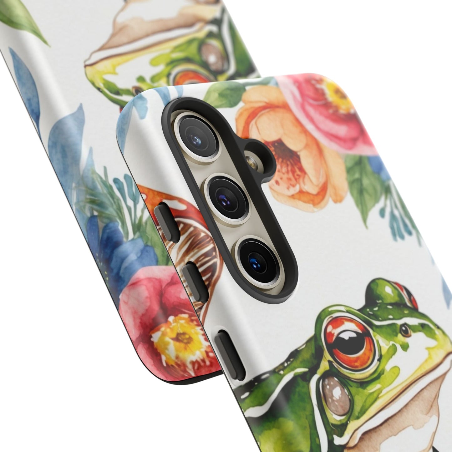 Watercolor Frog & Wildflower Art - Samsung Galaxy Case - BOGO Cases