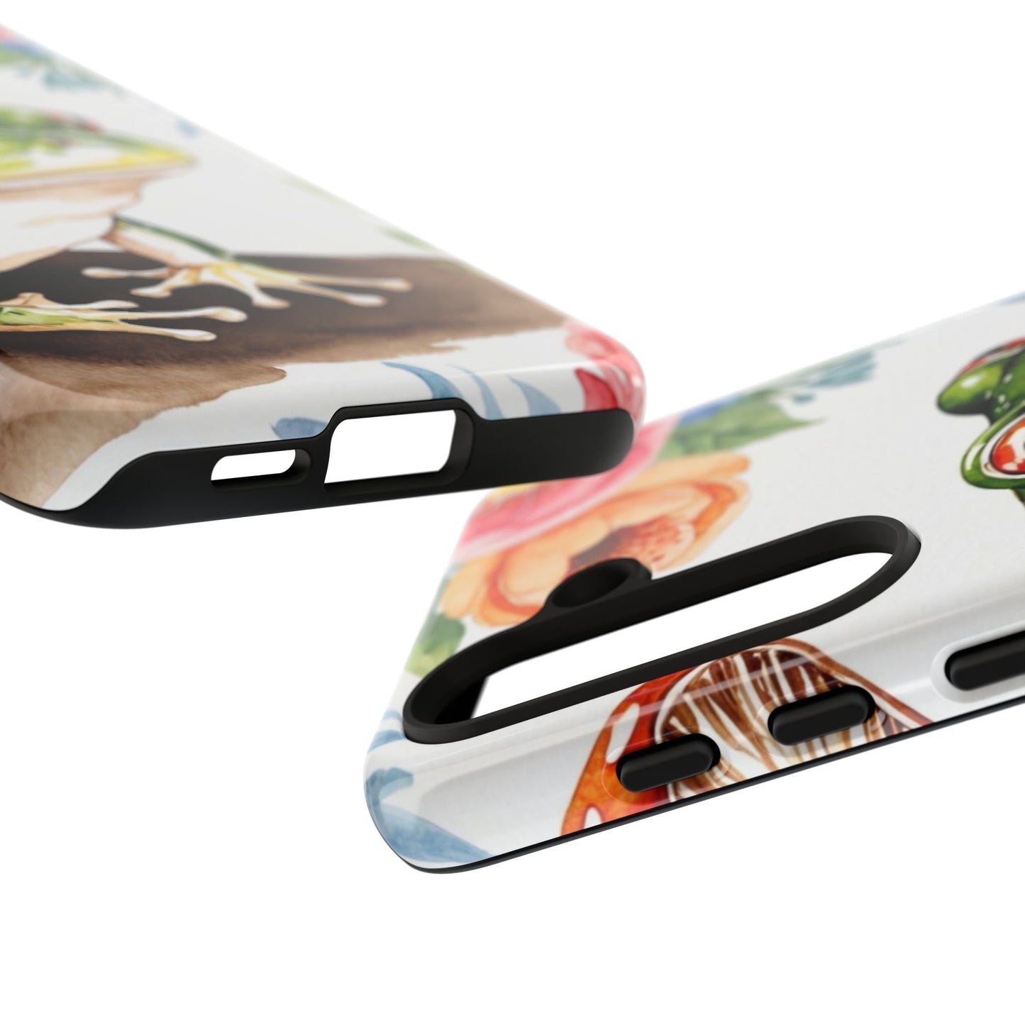 Watercolor Frog & Wildflower Art - Samsung Galaxy Case - BOGO Cases