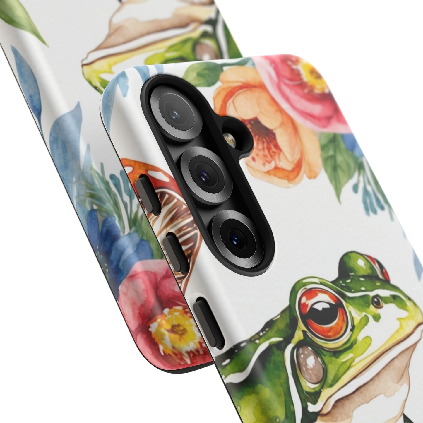 Watercolor Frog & Wildflower Art - Samsung Galaxy Case - BOGO Cases