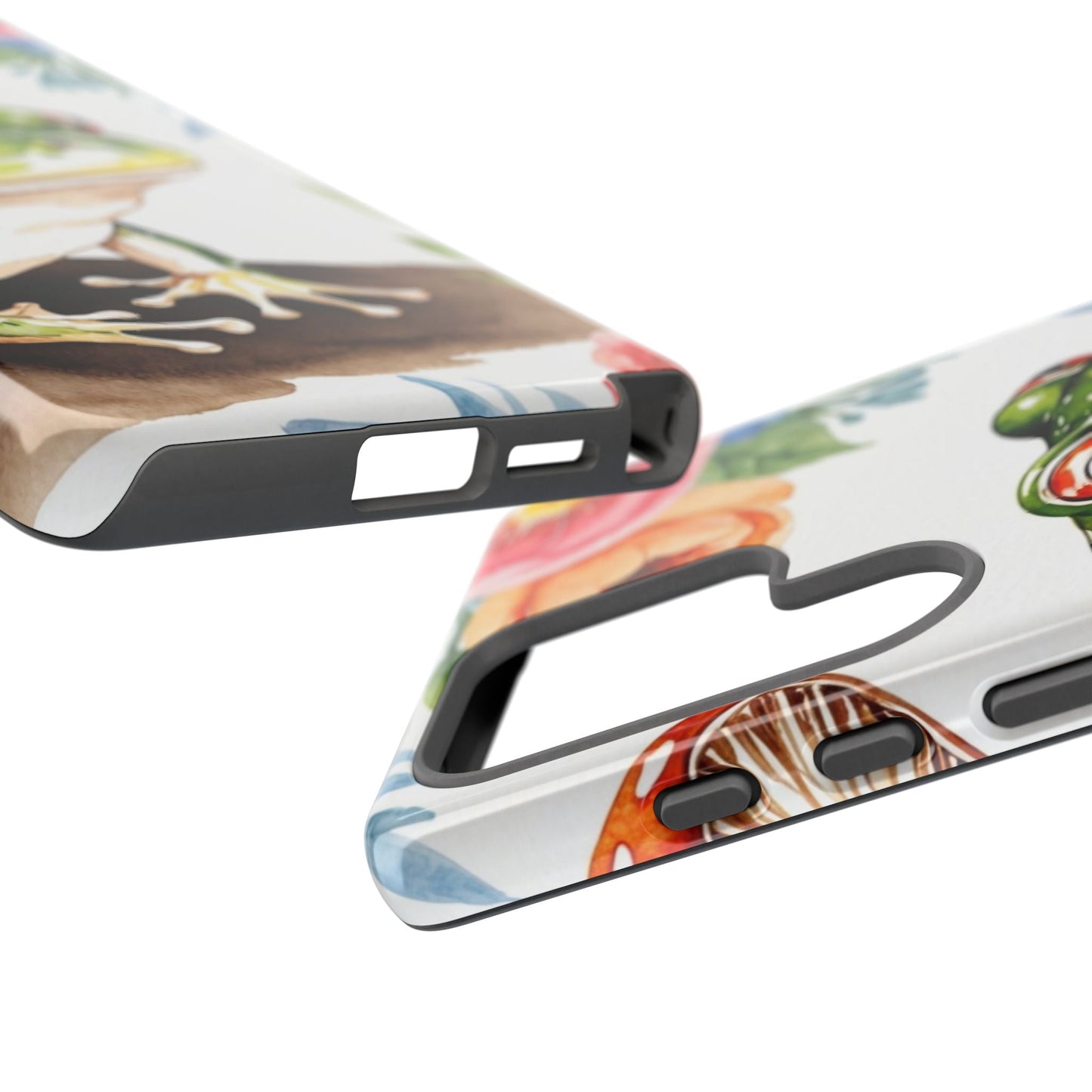 Watercolor Frog & Wildflower Art - Samsung Galaxy Case - BOGO Cases