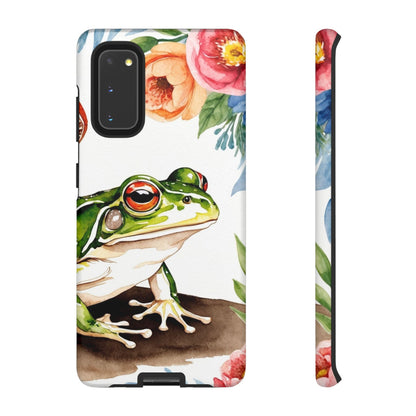 Watercolor Frog & Wildflower Art - Samsung Galaxy Case - BOGO Cases