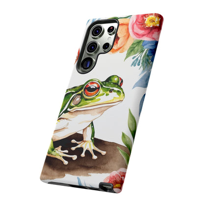 Watercolor Frog & Wildflower Art - Samsung Galaxy Case - BOGO Cases