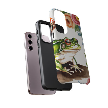 Watercolor Frog & Wildflower Art - Samsung Galaxy Case - BOGO Cases