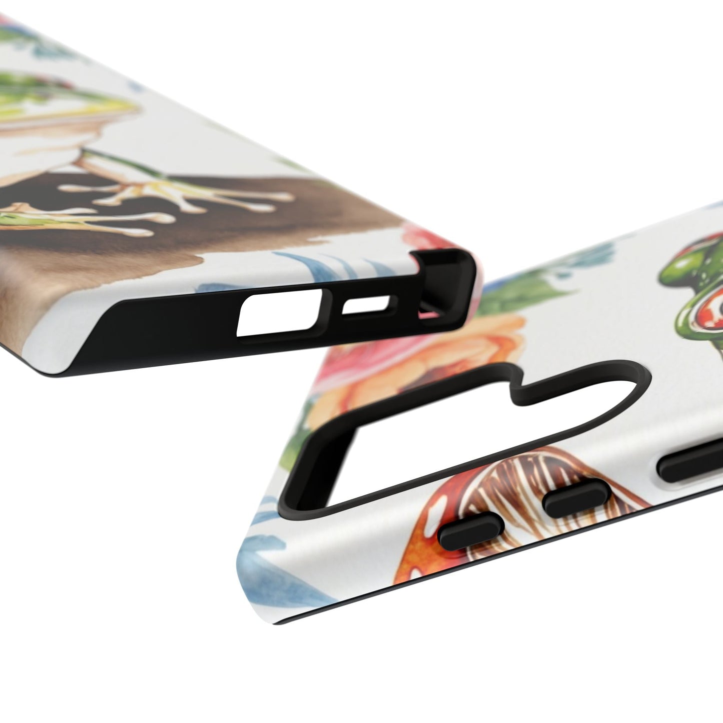 Watercolor Frog & Wildflower Art - Samsung Galaxy Case - BOGO Cases