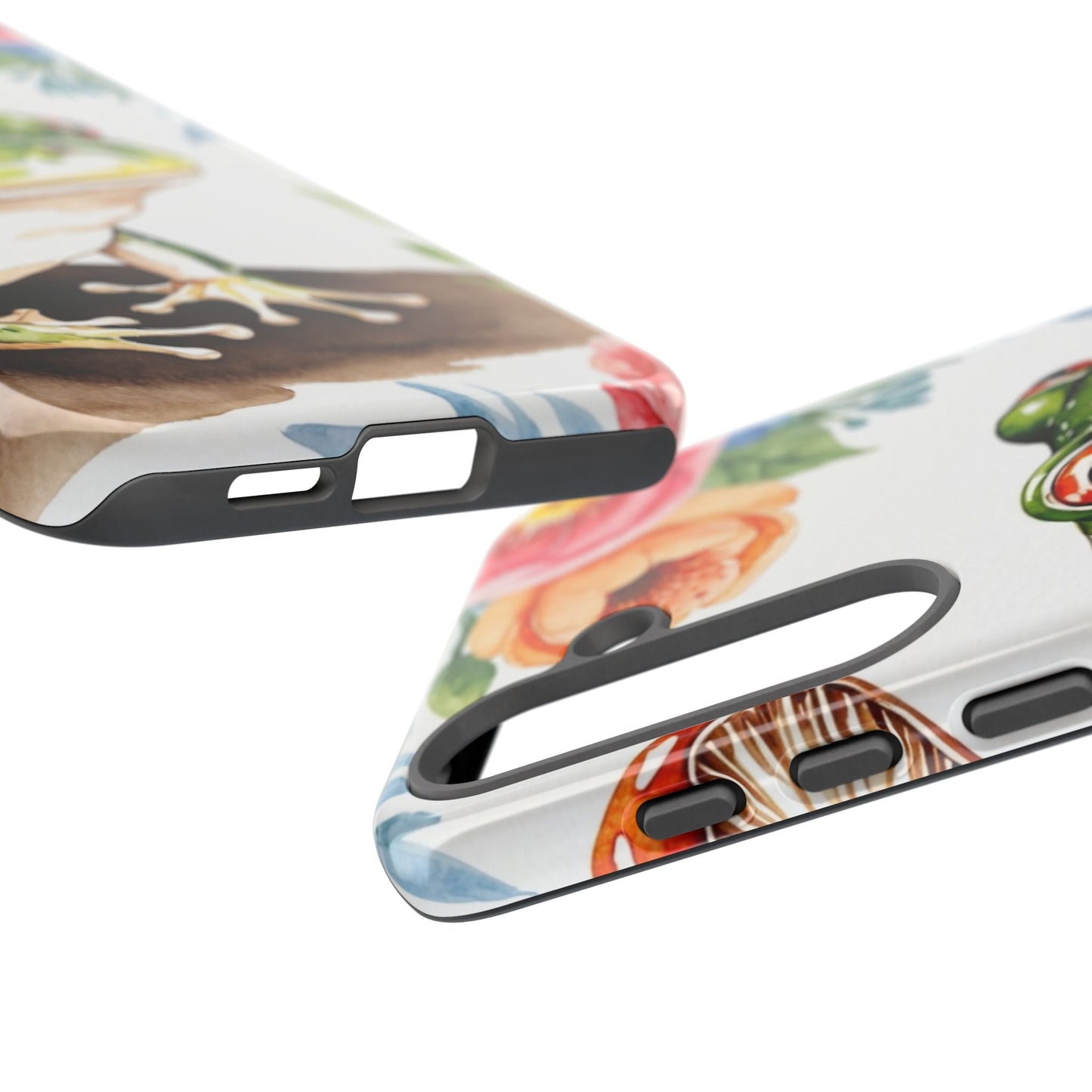 Watercolor Frog & Wildflower Art - Samsung Galaxy Case - BOGO Cases