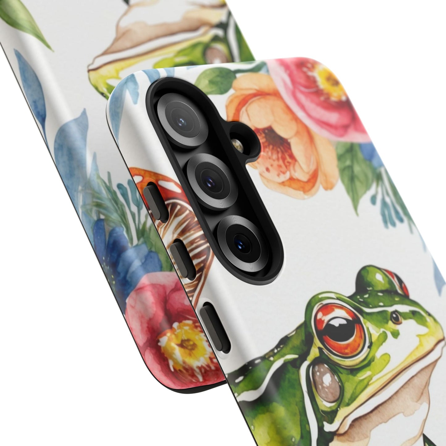 Watercolor Frog & Wildflower Art - Samsung Galaxy Case - BOGO Cases