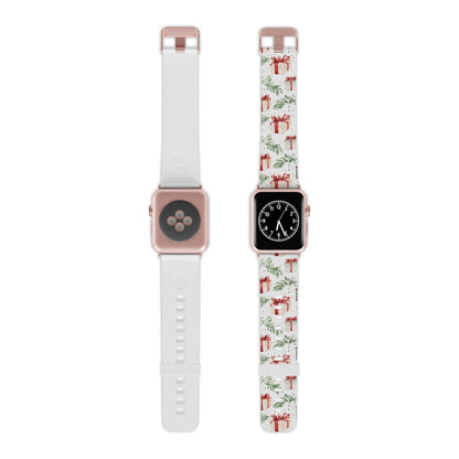 Watercolor Holiday Gifts & Greenery Apple Watch Band - BOGO Cases