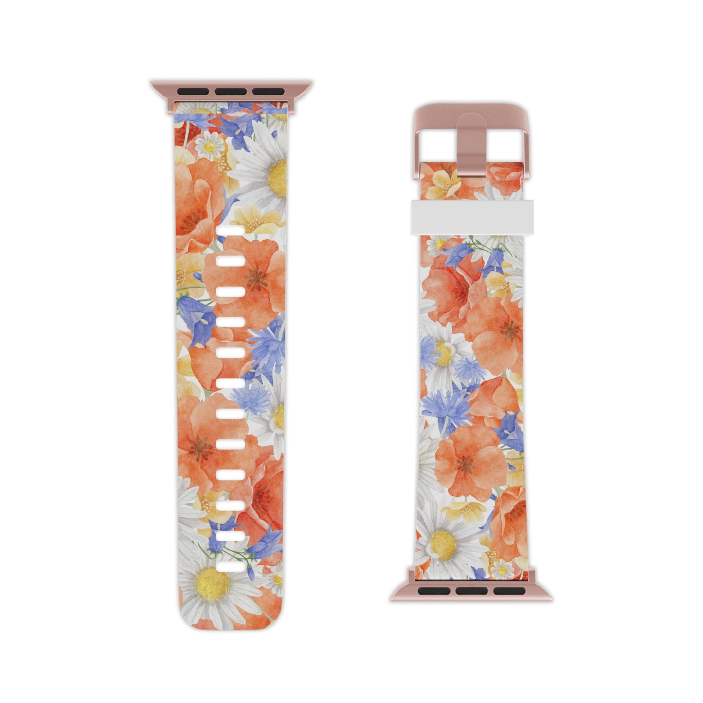 Watercolor Wildflower Pattern Apple Watch Band - BOGO Cases