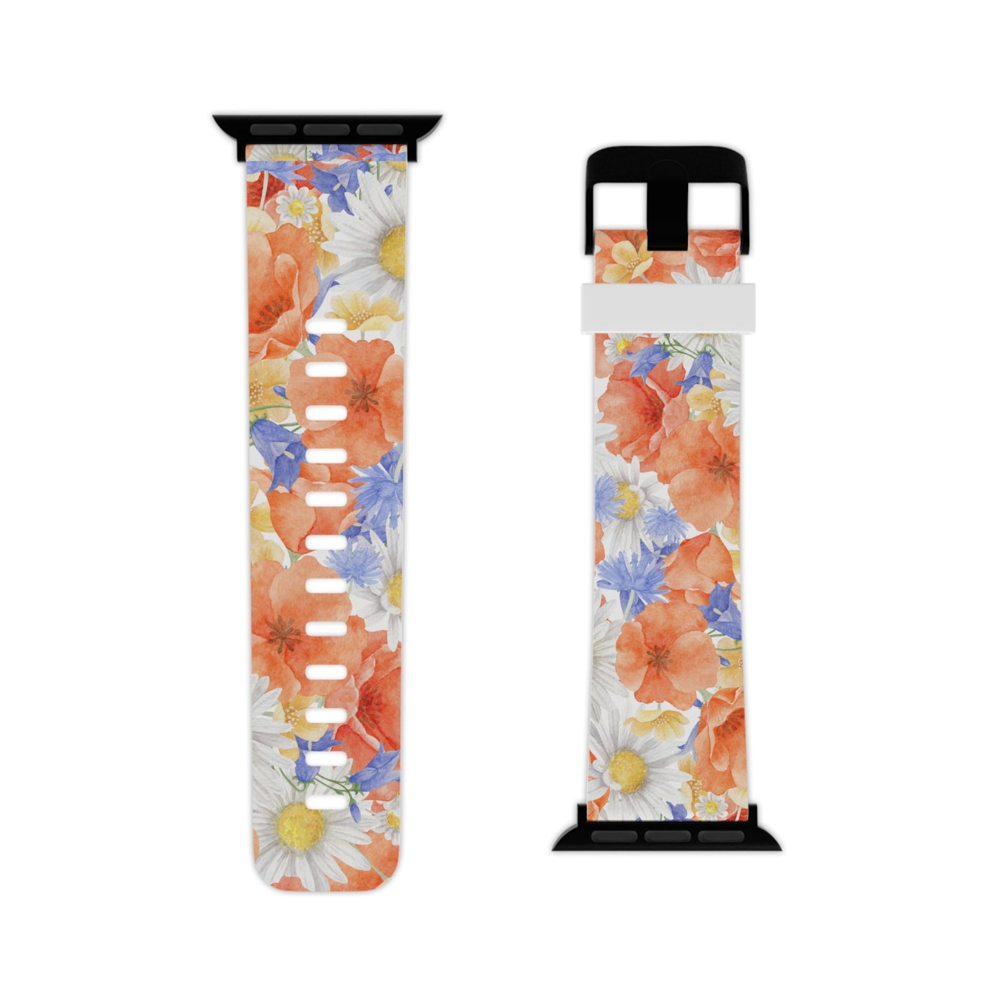 Watercolor Wildflower Pattern Apple Watch Band - BOGO Cases