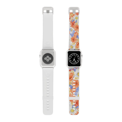 Watercolor Wildflower Pattern Apple Watch Band - BOGO Cases