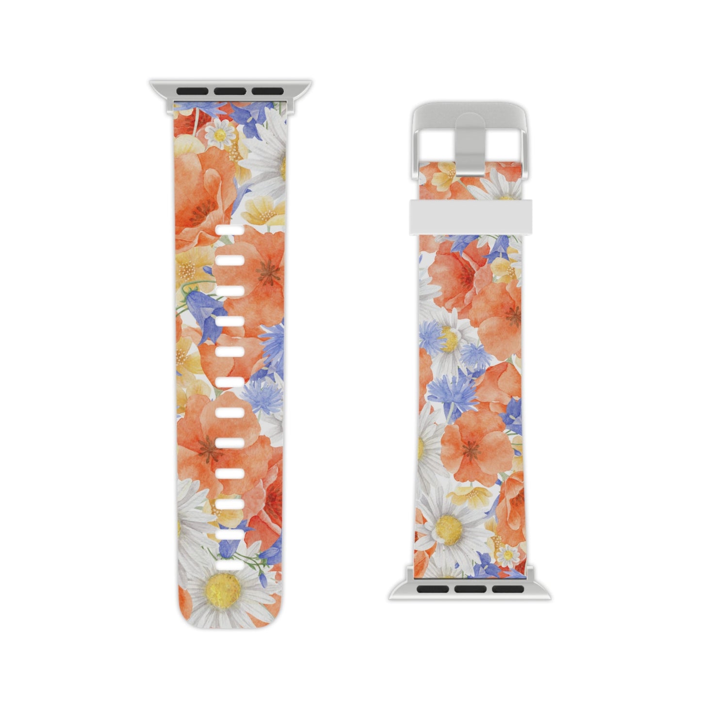 Watercolor Wildflower Pattern Apple Watch Band - BOGO Cases