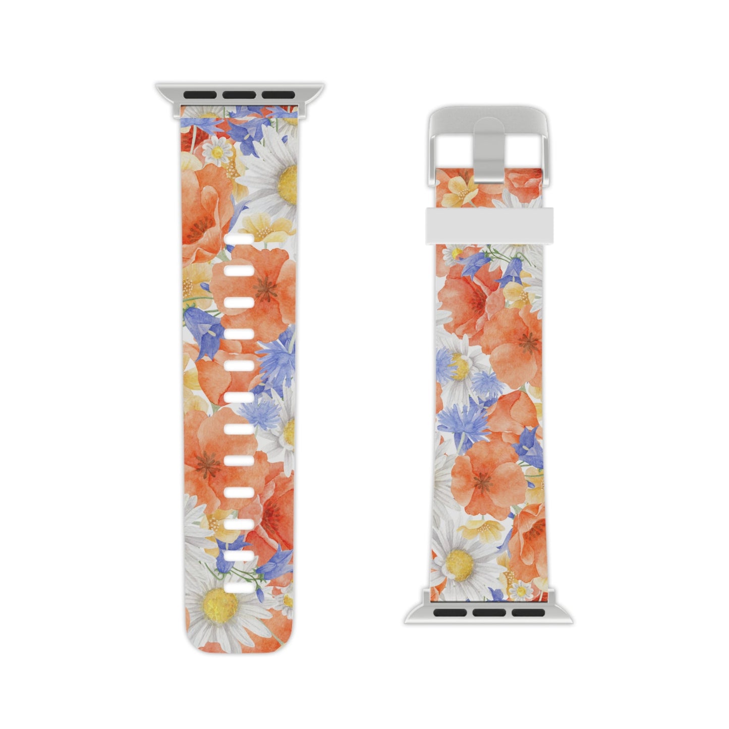 Watercolor Wildflower Pattern Apple Watch Band - BOGO Cases