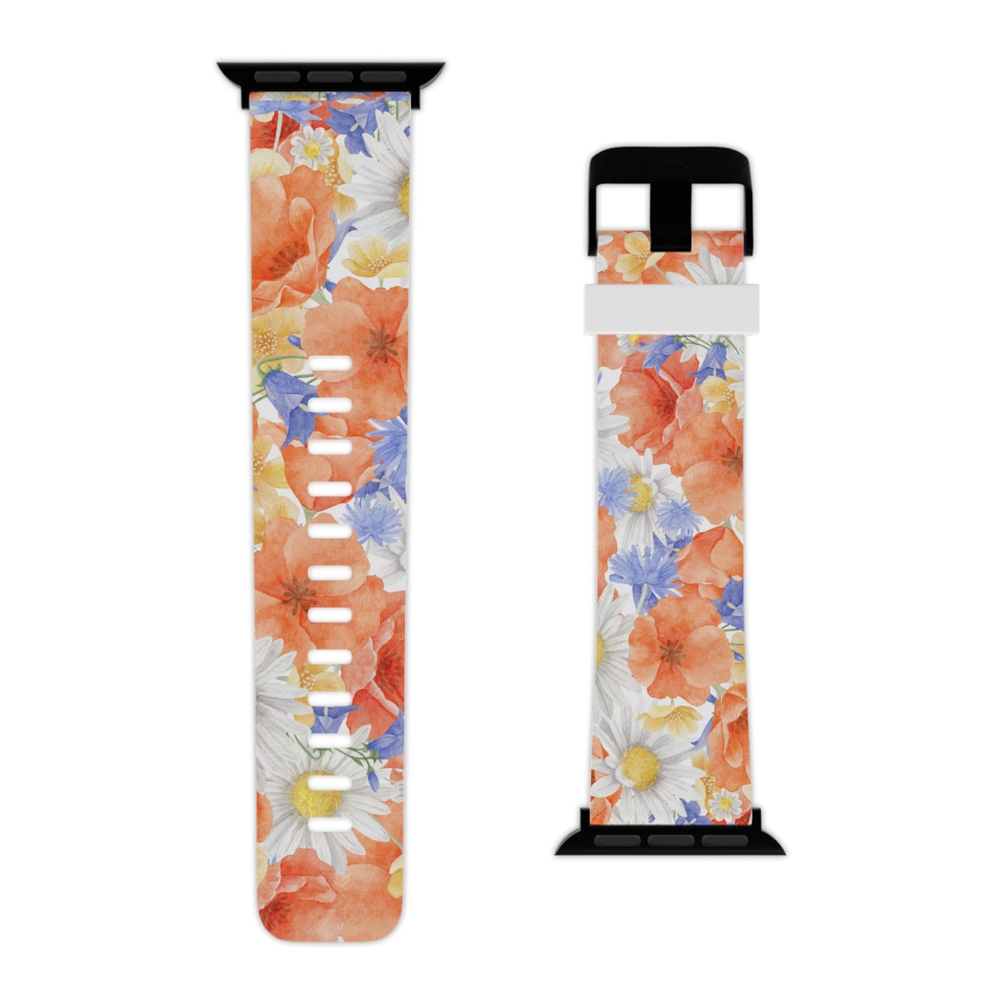 Watercolor Wildflower Pattern Apple Watch Band - BOGO Cases