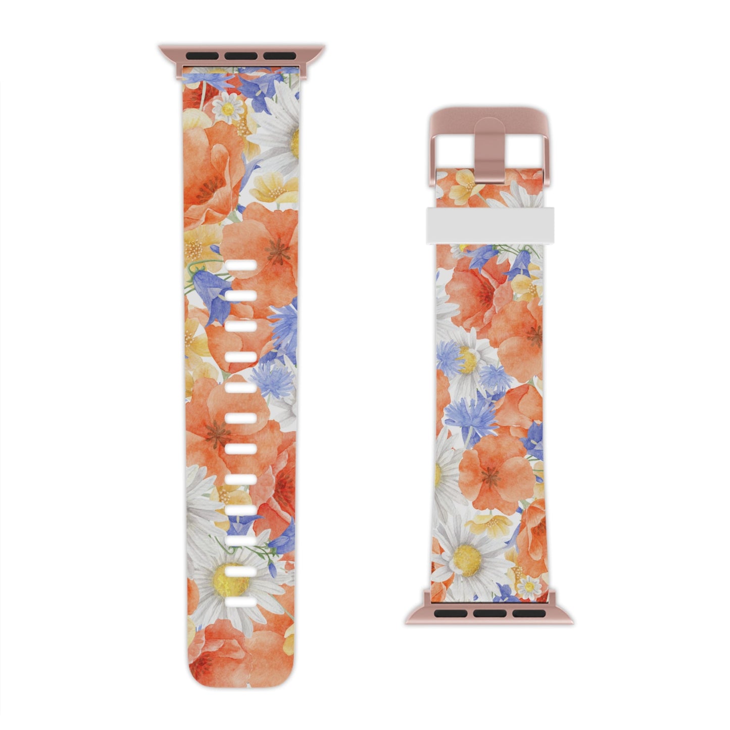 Watercolor Wildflower Pattern Apple Watch Band - BOGO Cases