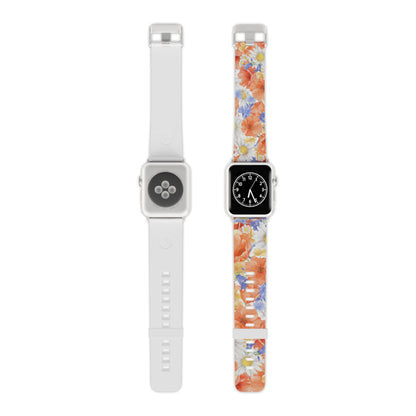 Watercolor Wildflower Pattern Apple Watch Band - BOGO Cases