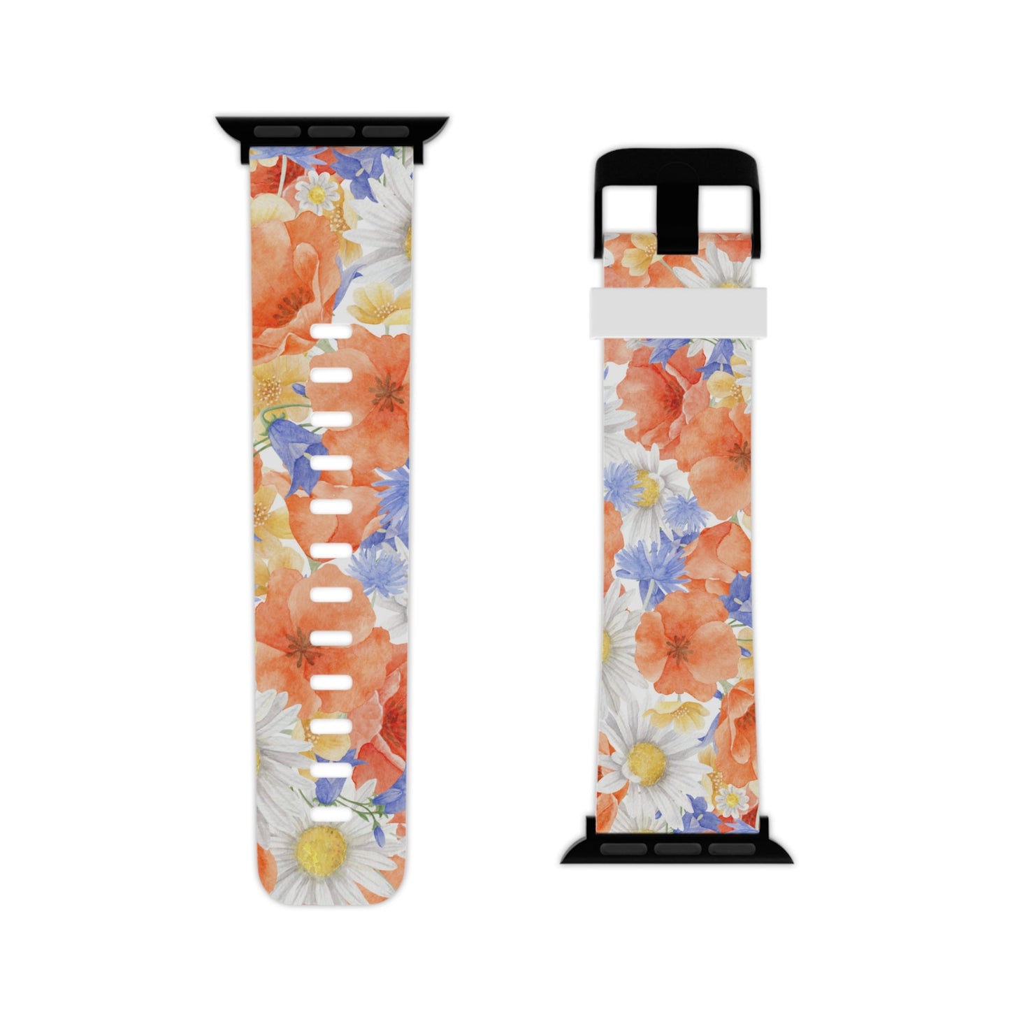 Watercolor Wildflower Pattern Apple Watch Band - BOGO Cases