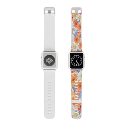 Watercolor Wildflower Pattern Apple Watch Band - BOGO Cases