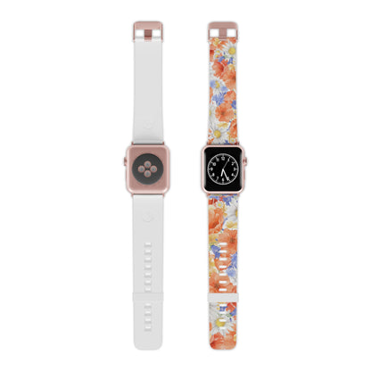 Watercolor Wildflower Pattern Apple Watch Band - BOGO Cases