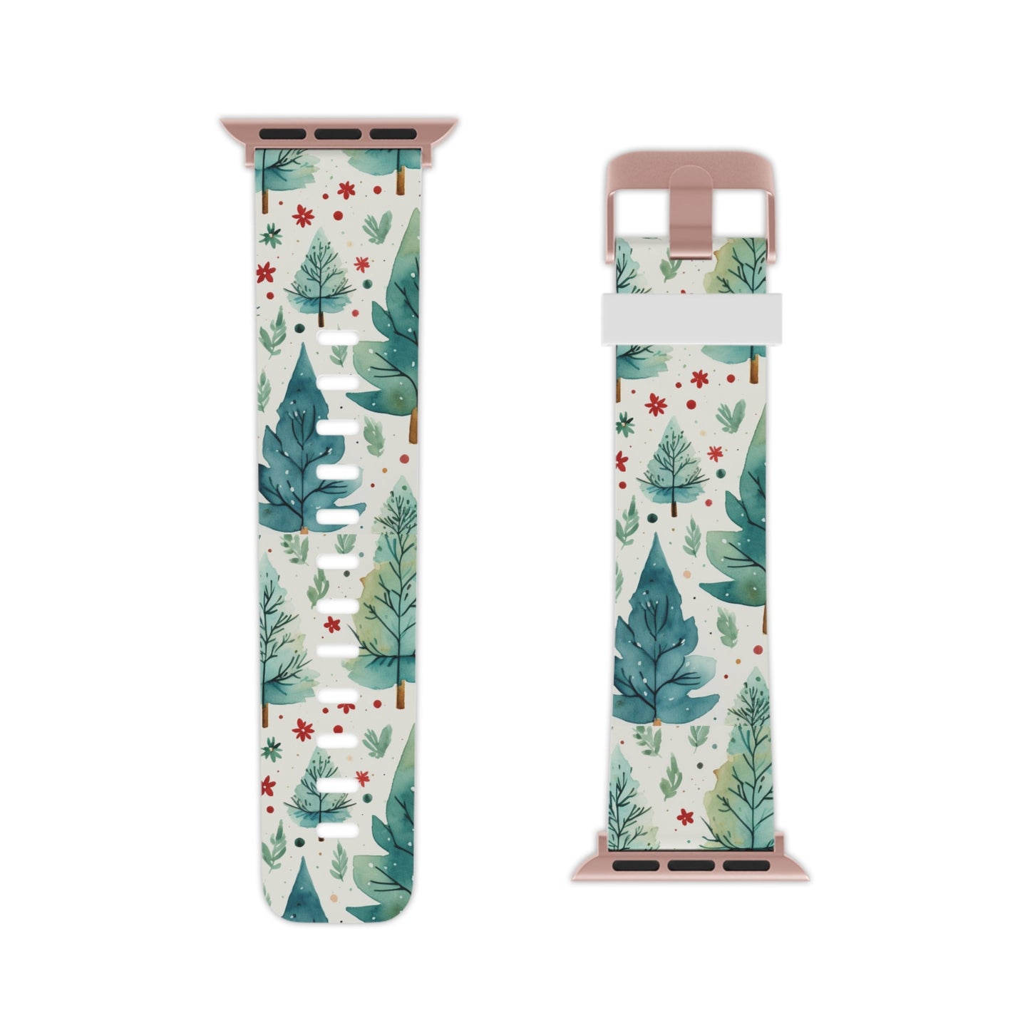 Watercolor Winter Forest  Apple Watch Band - BOGO Cases