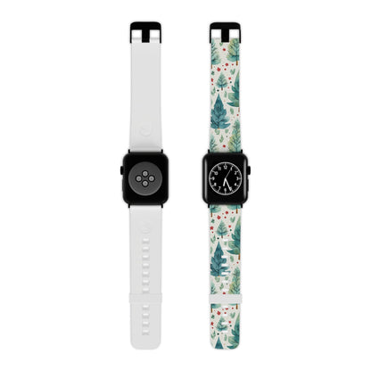Watercolor Winter Forest  Apple Watch Band - BOGO Cases