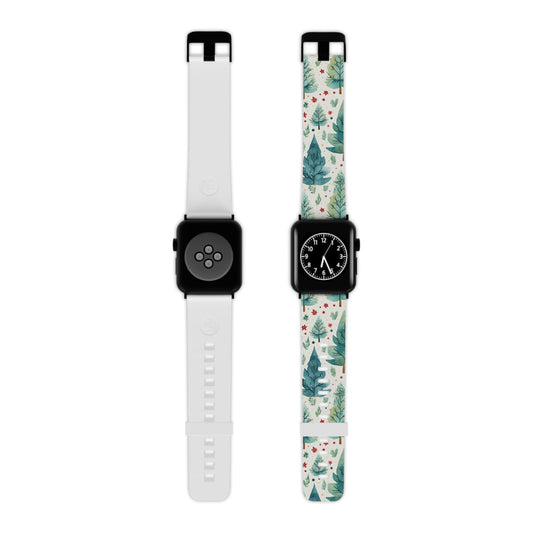 Watercolor Winter Forest  Apple Watch Band - BOGO Cases
