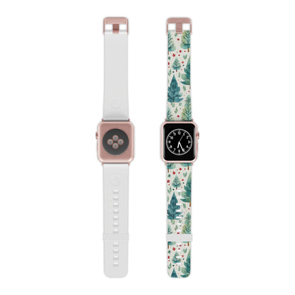 Watercolor Winter Forest  Apple Watch Band - BOGO Cases