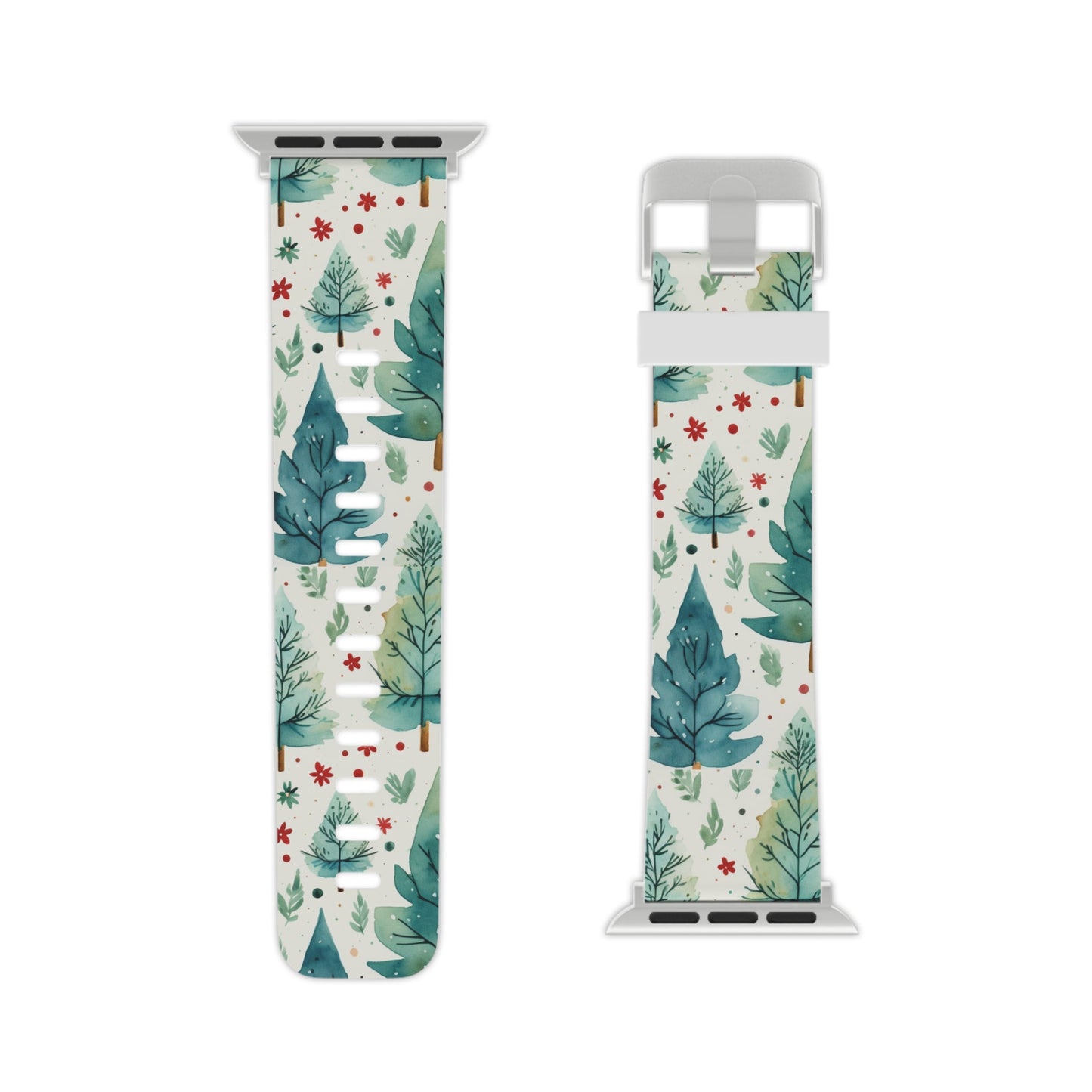 Watercolor Winter Forest  Apple Watch Band - BOGO Cases