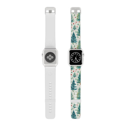 Watercolor Winter Forest  Apple Watch Band - BOGO Cases
