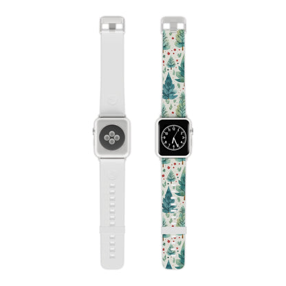 Watercolor Winter Forest  Apple Watch Band - BOGO Cases