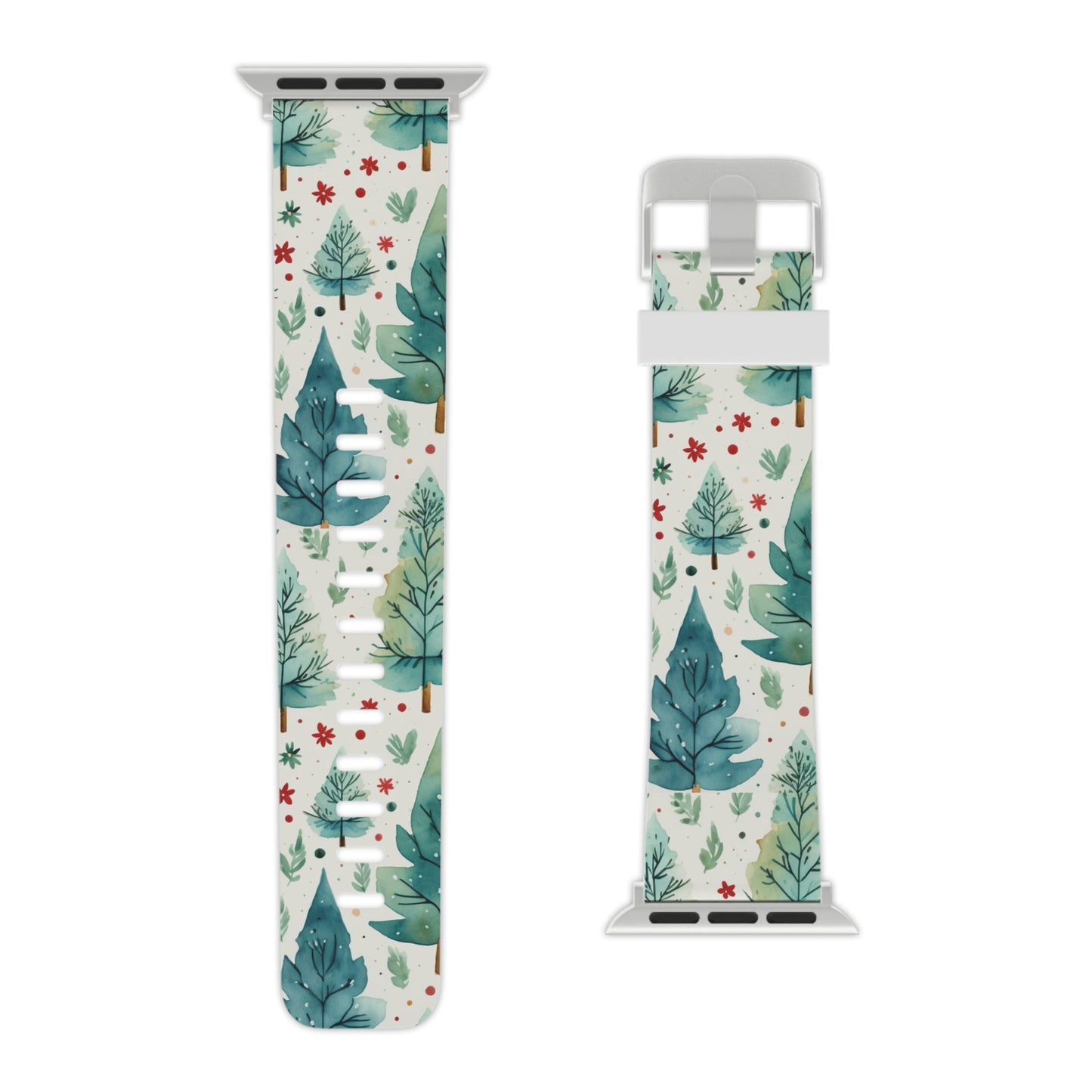 Watercolor Winter Forest  Apple Watch Band - BOGO Cases