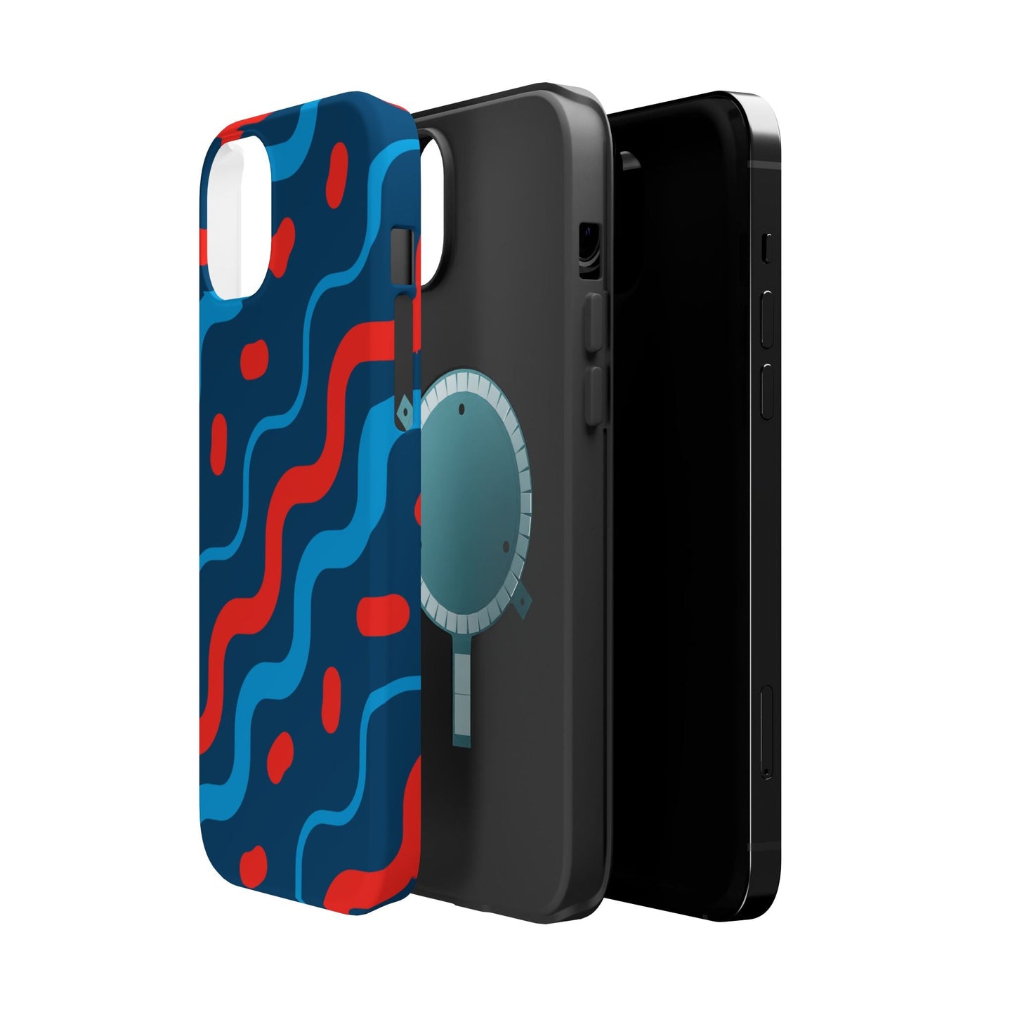 Wavy Retro Vibes - MagSafe iPhone Case - BOGO Cases