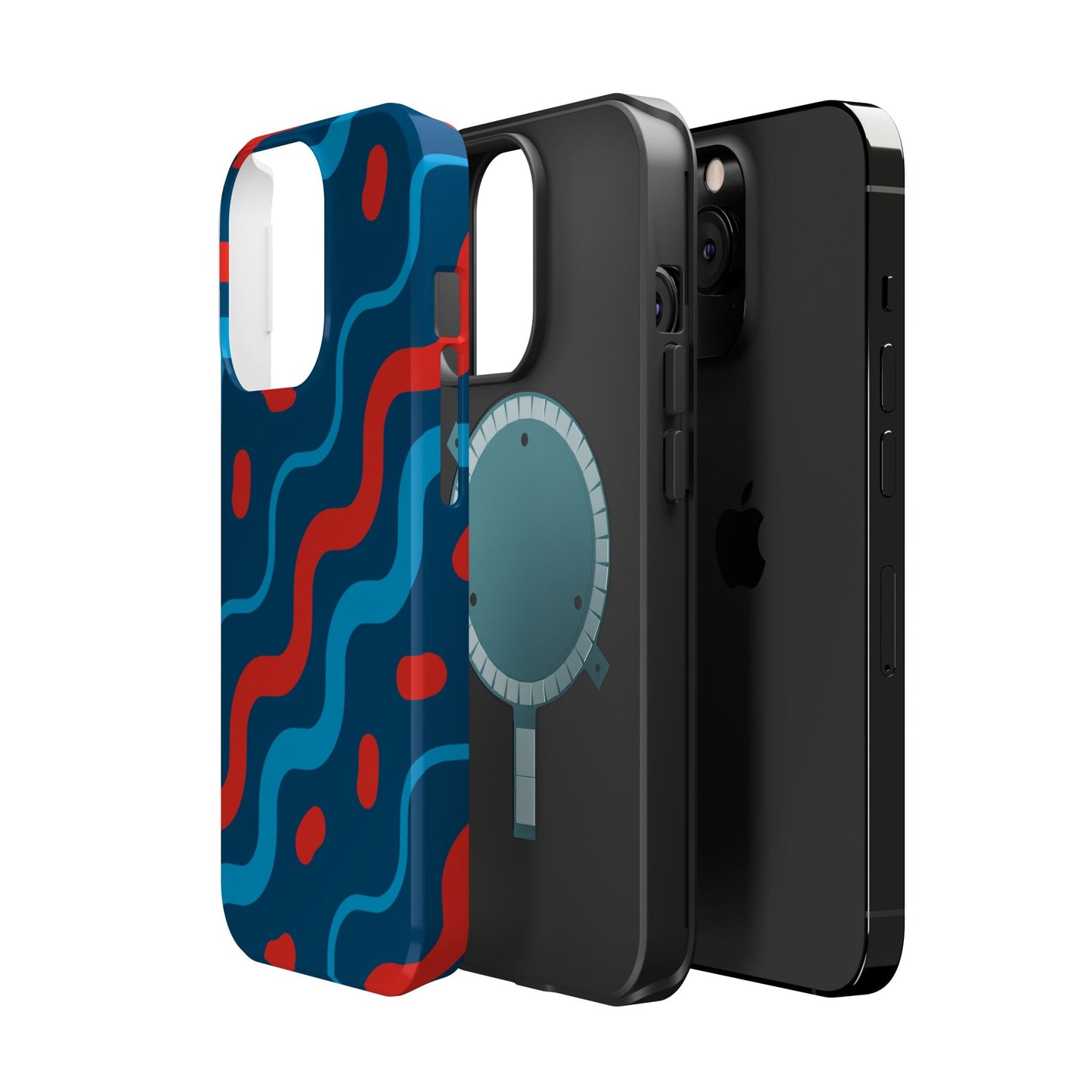 Wavy Retro Vibes - MagSafe iPhone Case - BOGO Cases