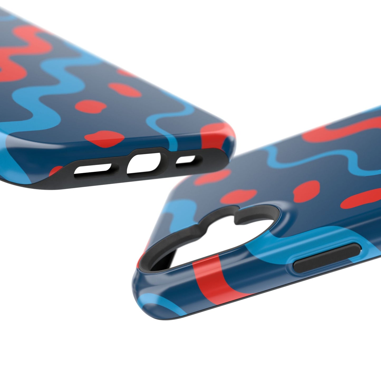 Wavy Retro Vibes - MagSafe iPhone Case - BOGO Cases