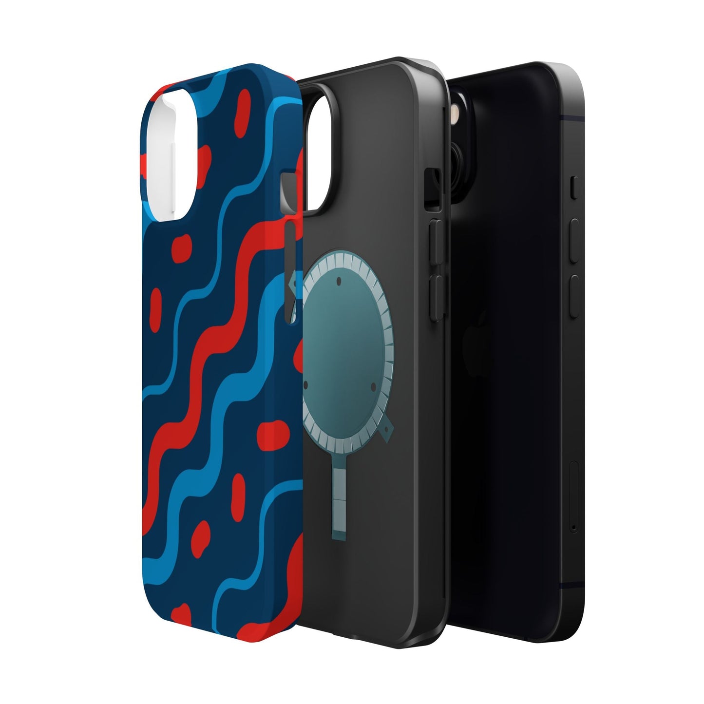 Wavy Retro Vibes - MagSafe iPhone Case - BOGO Cases