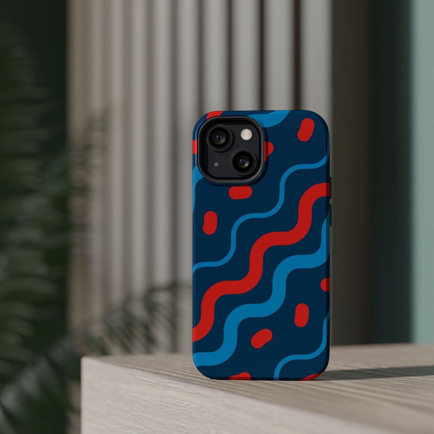 Wavy Retro Vibes - MagSafe iPhone Case - BOGO Cases