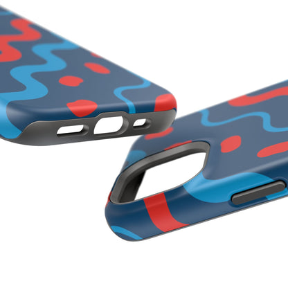 Wavy Retro Vibes - MagSafe iPhone Case - BOGO Cases
