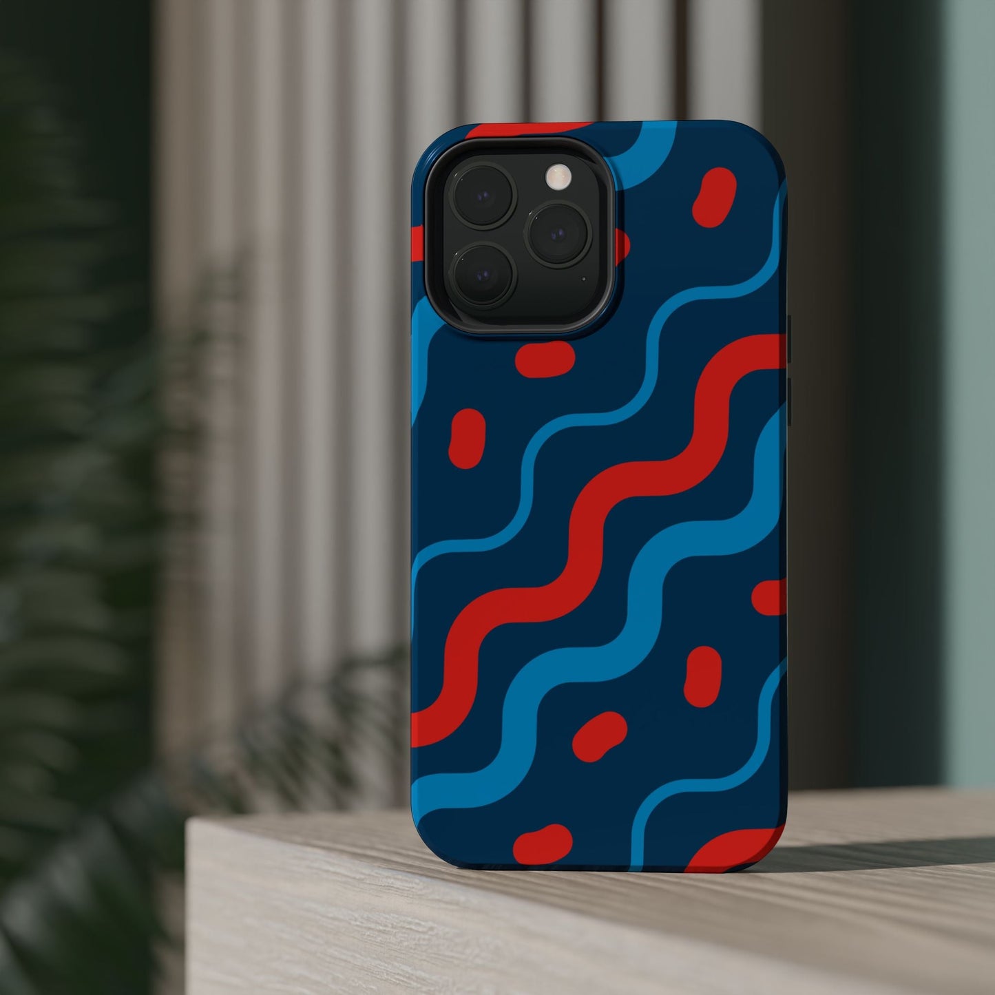 Wavy Retro Vibes - MagSafe iPhone Case - BOGO Cases
