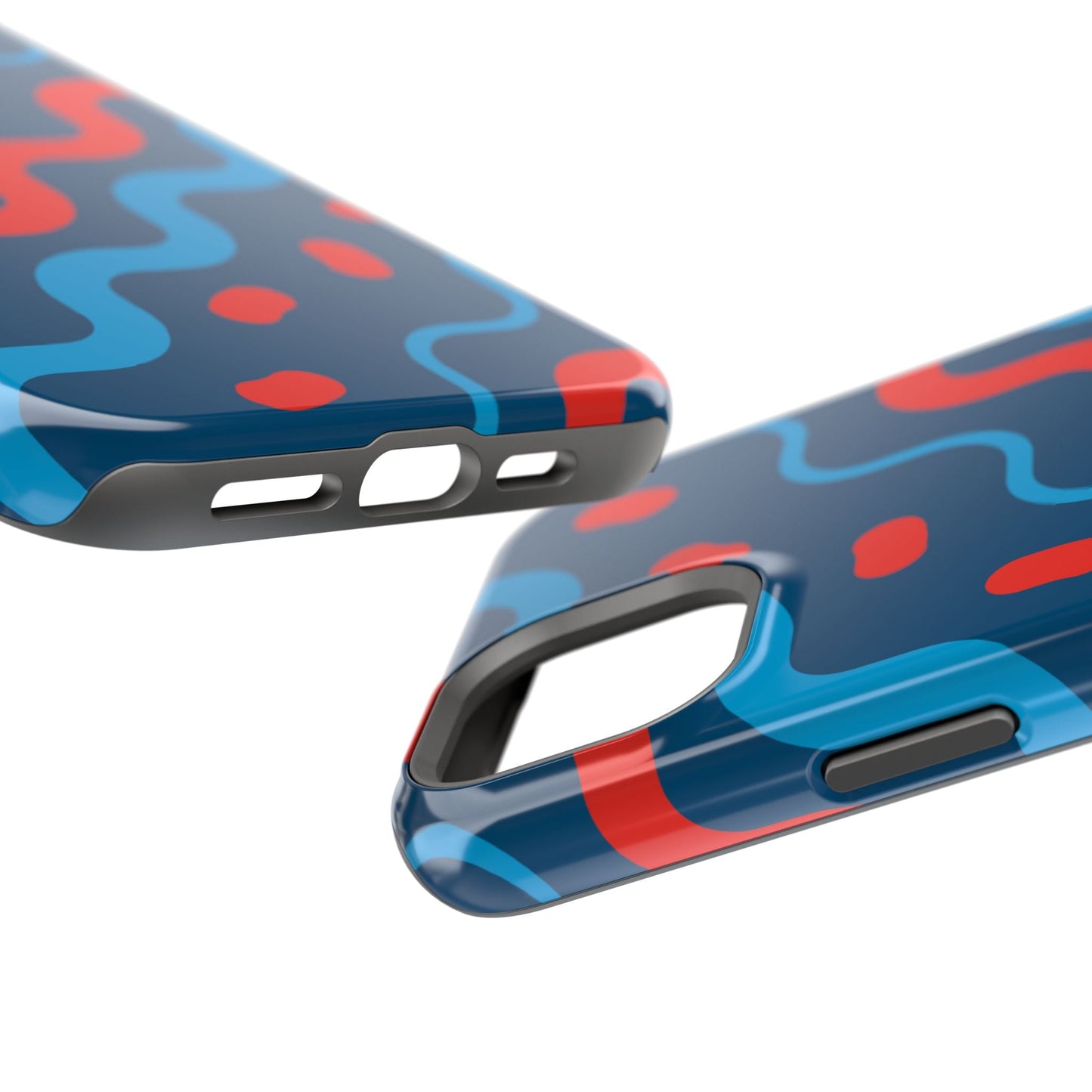 Wavy Retro Vibes - MagSafe iPhone Case - BOGO Cases