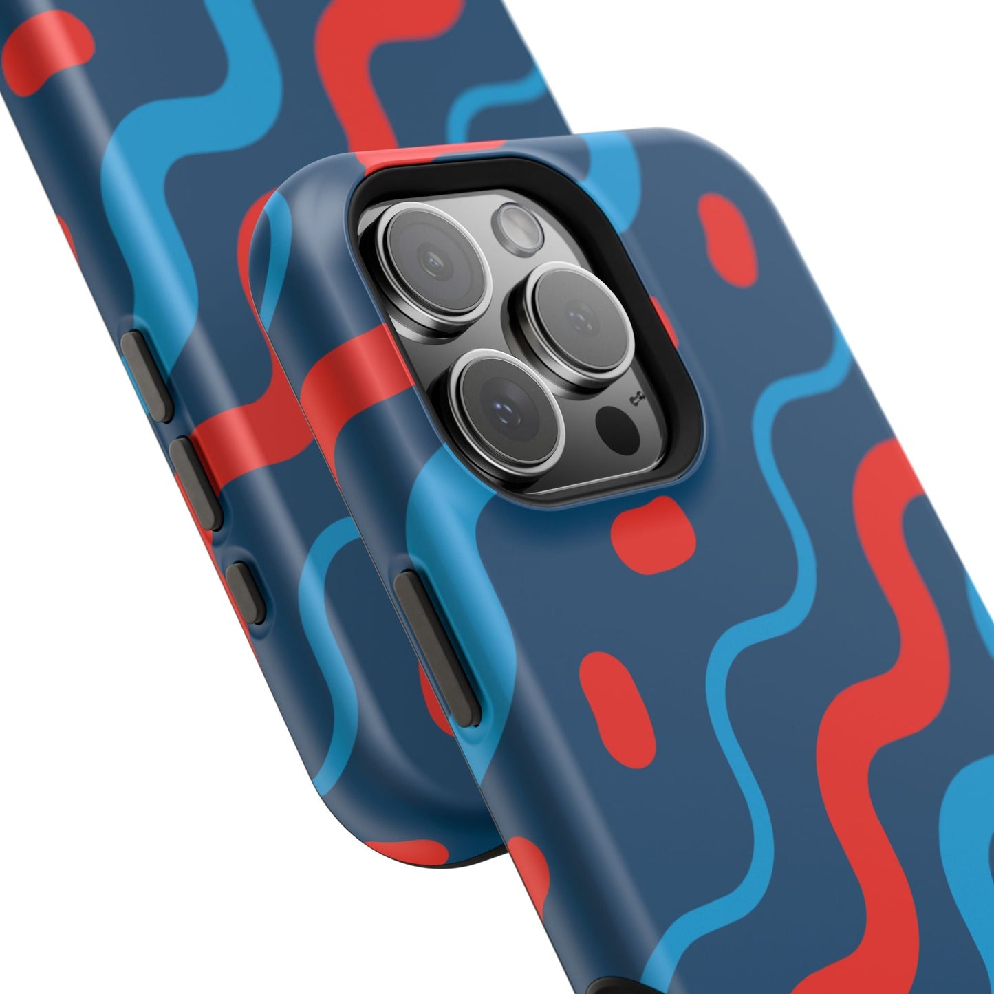 Wavy Retro Vibes - MagSafe iPhone Case - BOGO Cases