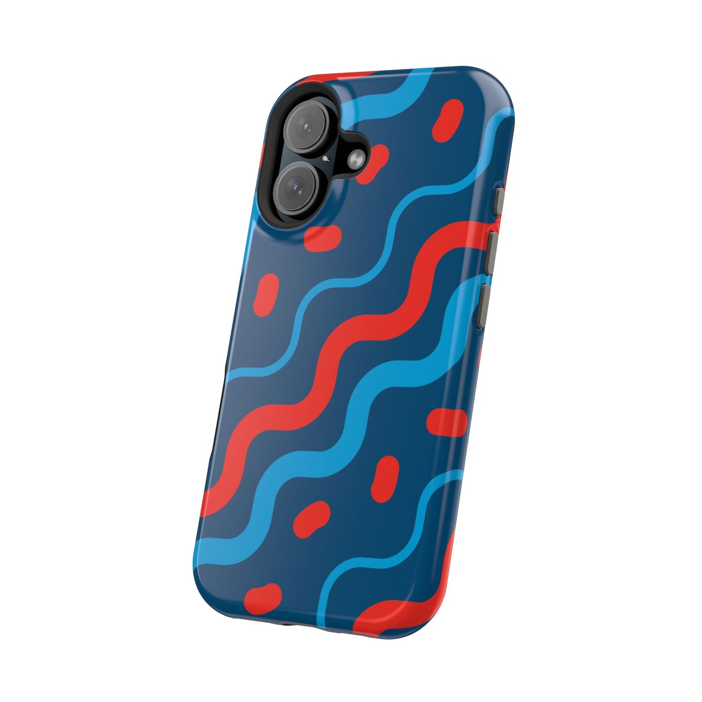 Wavy Retro Vibes - MagSafe iPhone Case - BOGO Cases