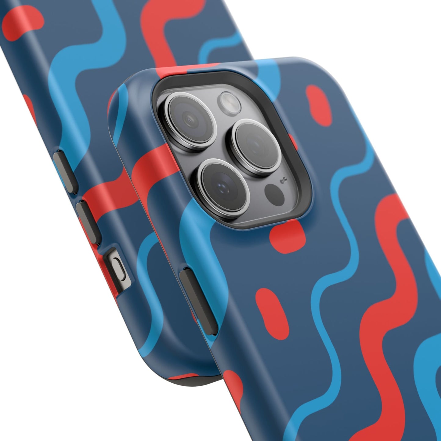 Wavy Retro Vibes - MagSafe iPhone Case - BOGO Cases