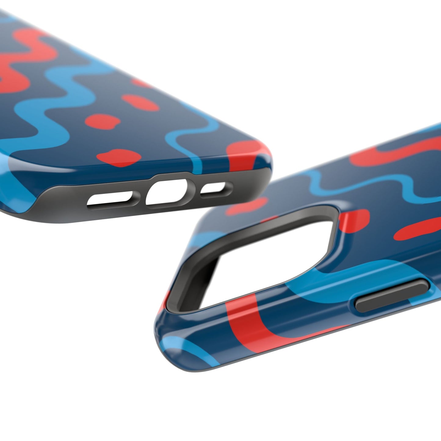 Wavy Retro Vibes - MagSafe iPhone Case - BOGO Cases