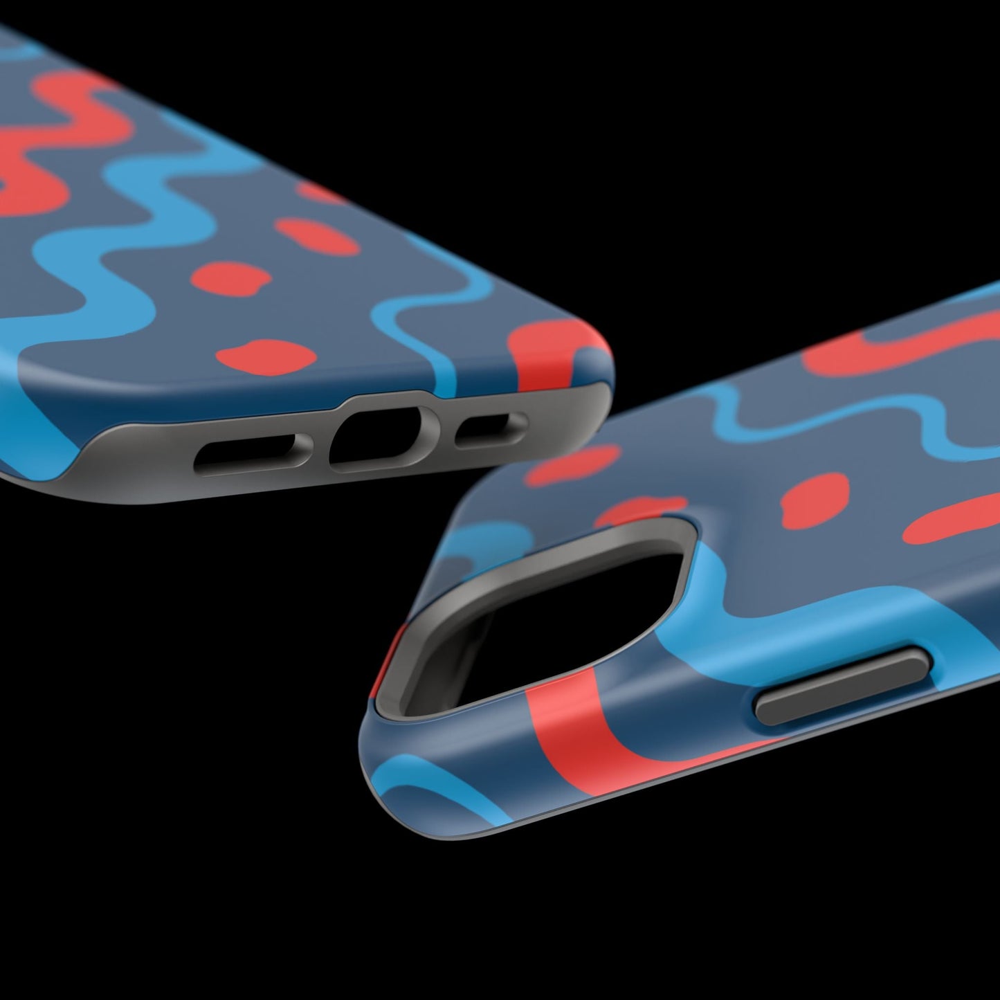 Wavy Retro Vibes - MagSafe iPhone Case - BOGO Cases