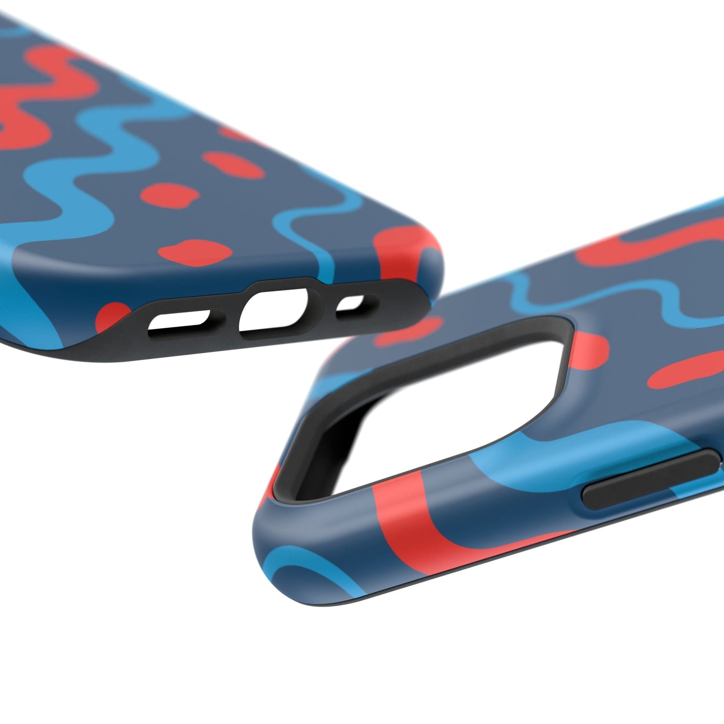 Wavy Retro Vibes - MagSafe iPhone Case - BOGO Cases