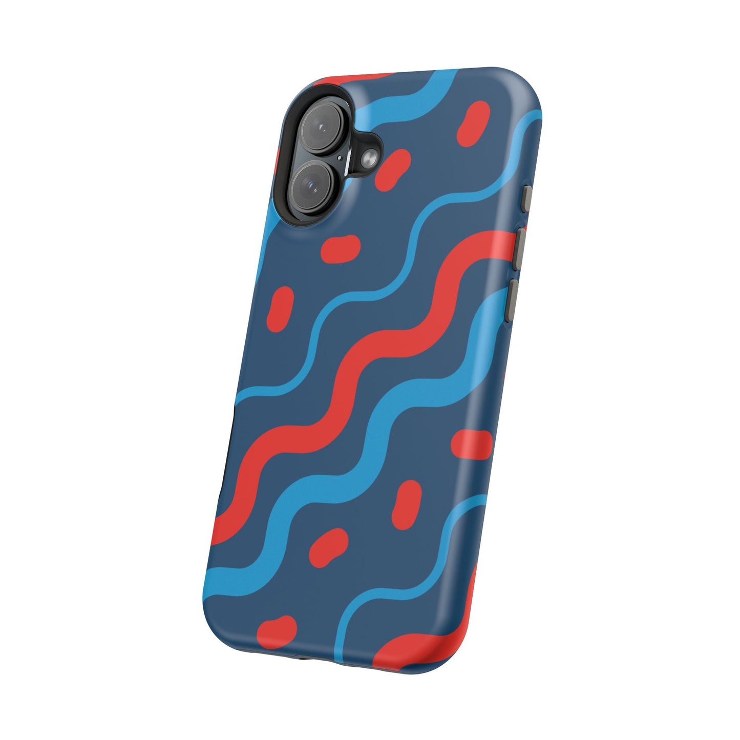 Wavy Retro Vibes - MagSafe iPhone Case - BOGO Cases
